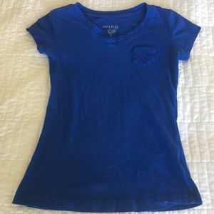 Tillys: Royal blue girls pocket tee